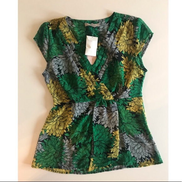 🎃NWT Banana Republic Blouse- Petite Exclusive Small - Picture 1 of 5